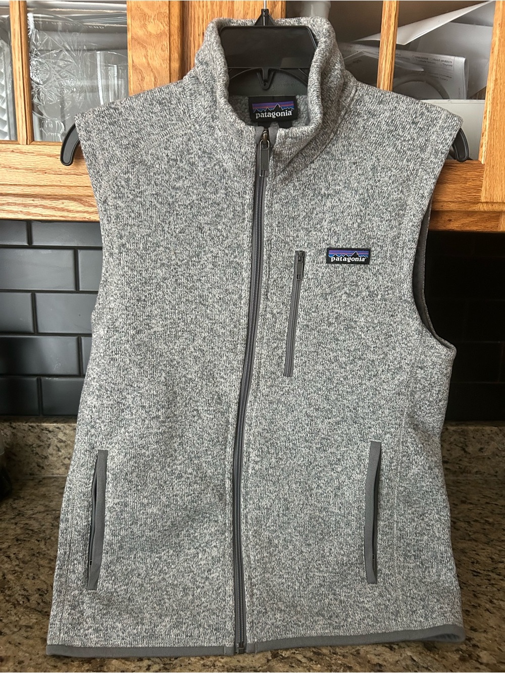 Patagonia Gray Fleece Vest - Cozy Layering Vest